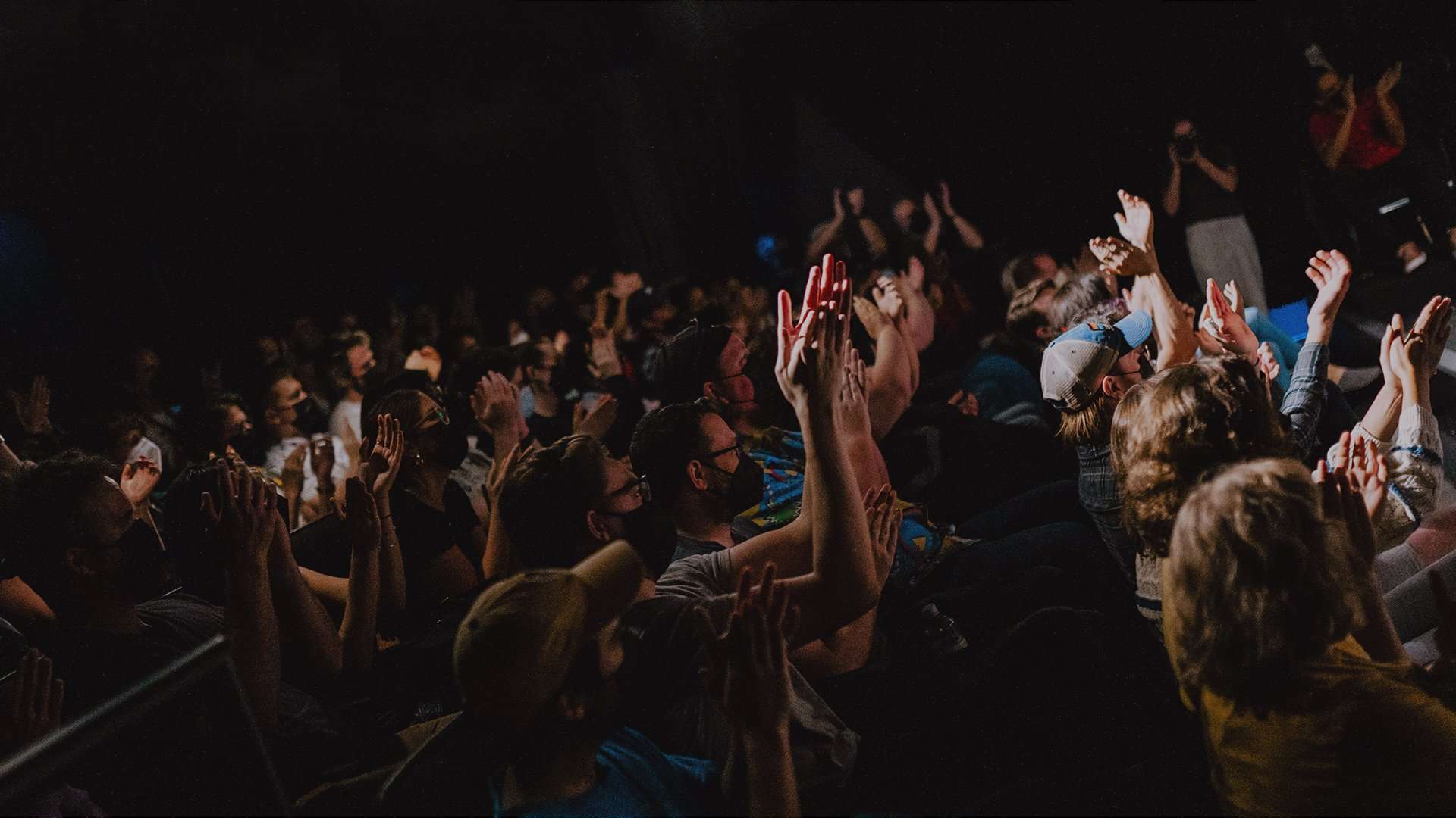 Image of the UCB Audience Cheering at a show